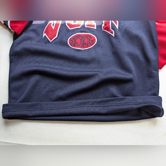 Voit Boys Athletic Jersey Shirt Sz 16/18 V-neck 3/4 Sleeves P-2 - Picture 5 of 7